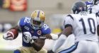 Bombers beat Argos in old-fashioned slugfest