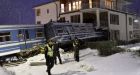 Swedish cleaner steals train, crashes it into building